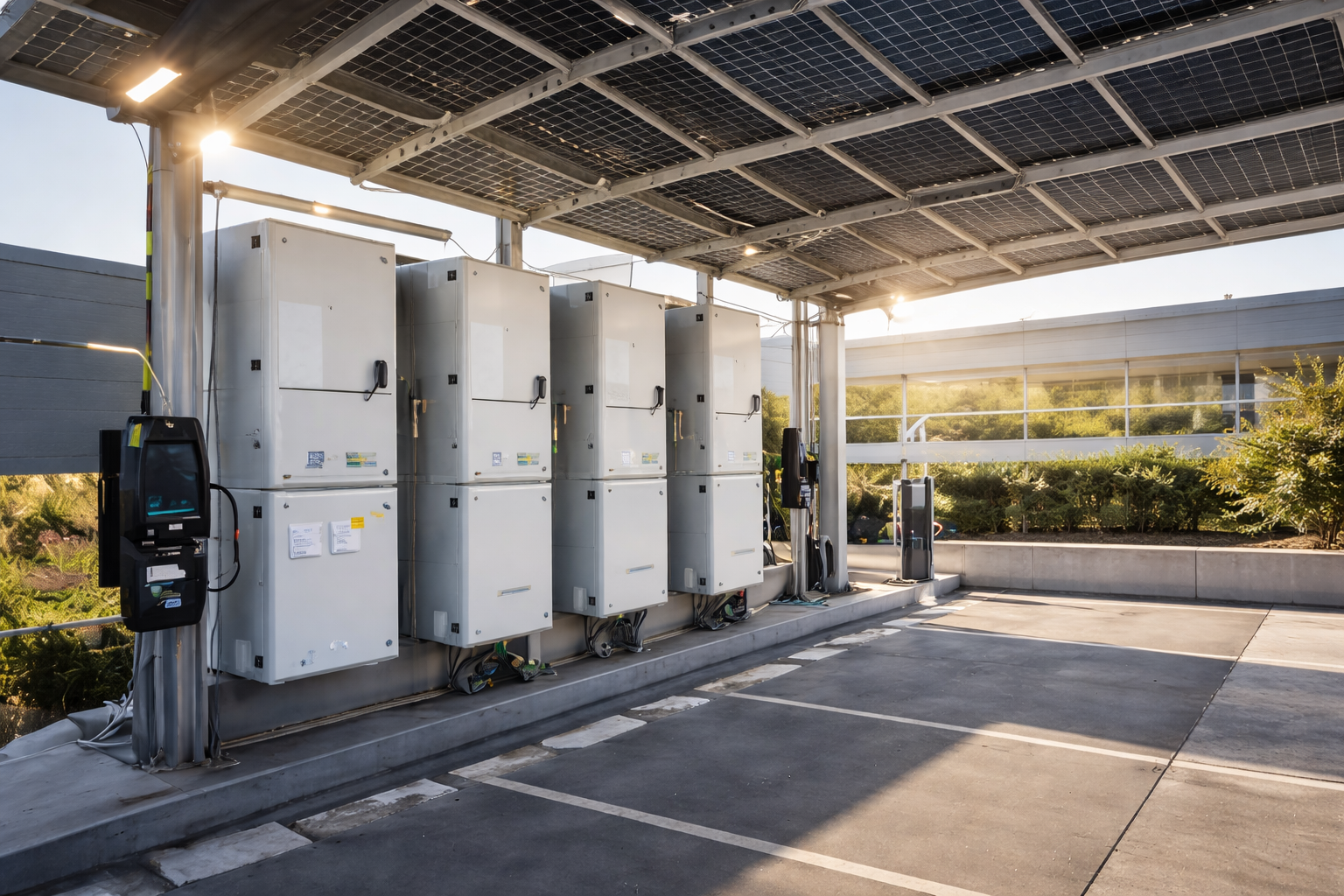 Battery storage system for solar
